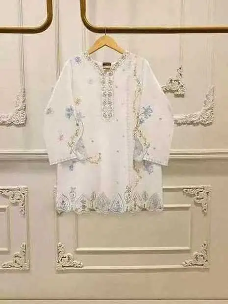 Dusty Rose Embroidered