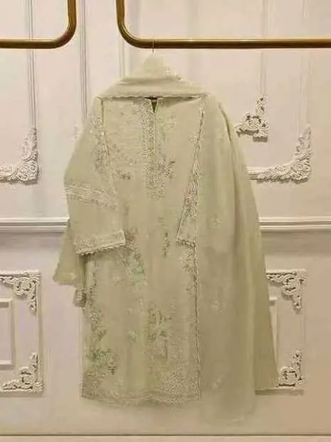 Sage Green Embroidered
