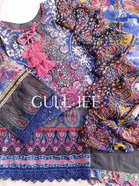 Navy Blue Paisley