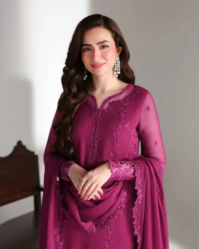 Azure Ensembles Festive Collection Zinnia suit