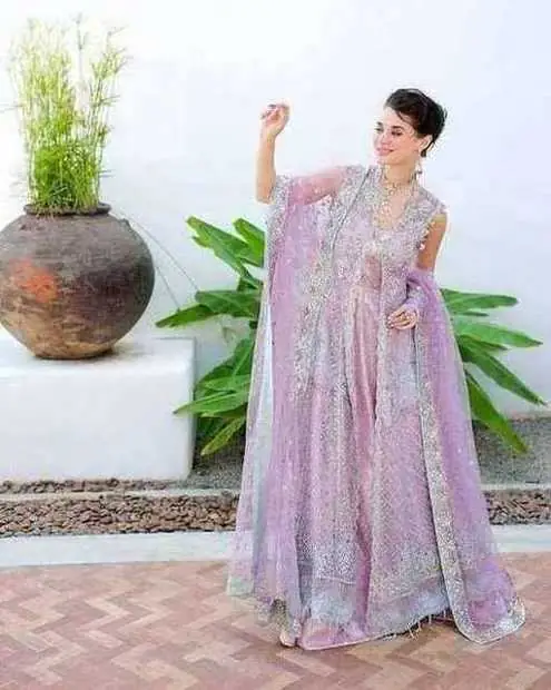 Lilac Embellished Gown