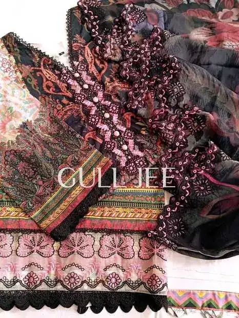 Black Pink Lace