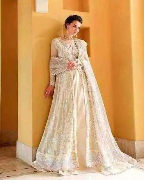 Ivory & Gold Embellished