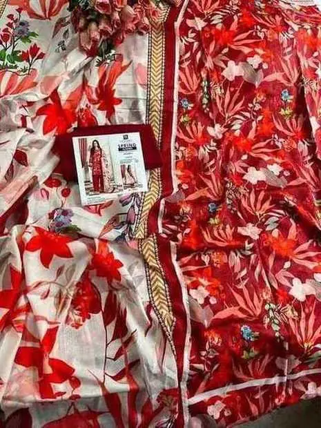 Amber Red Floral
