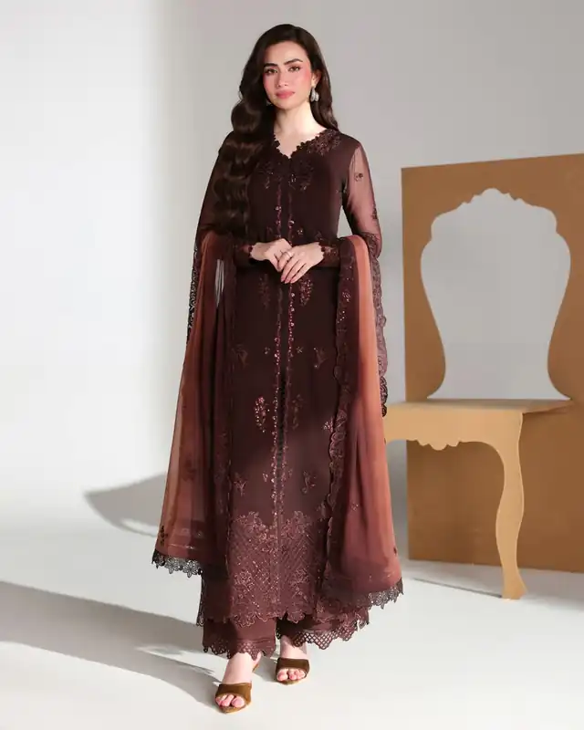 Azure Ensembles Festive Collection Maison Mocha suit