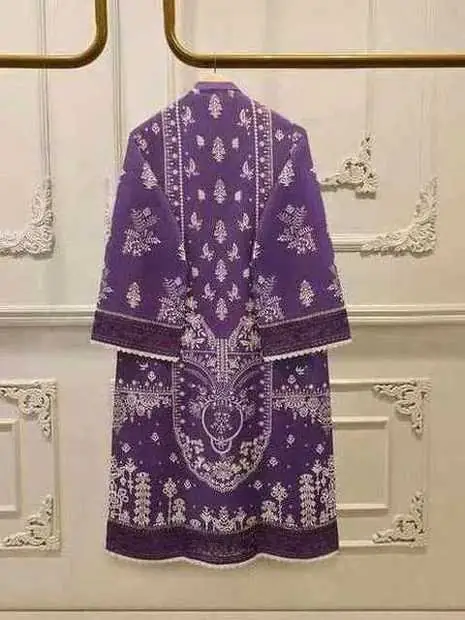 Violet Ajrak Print