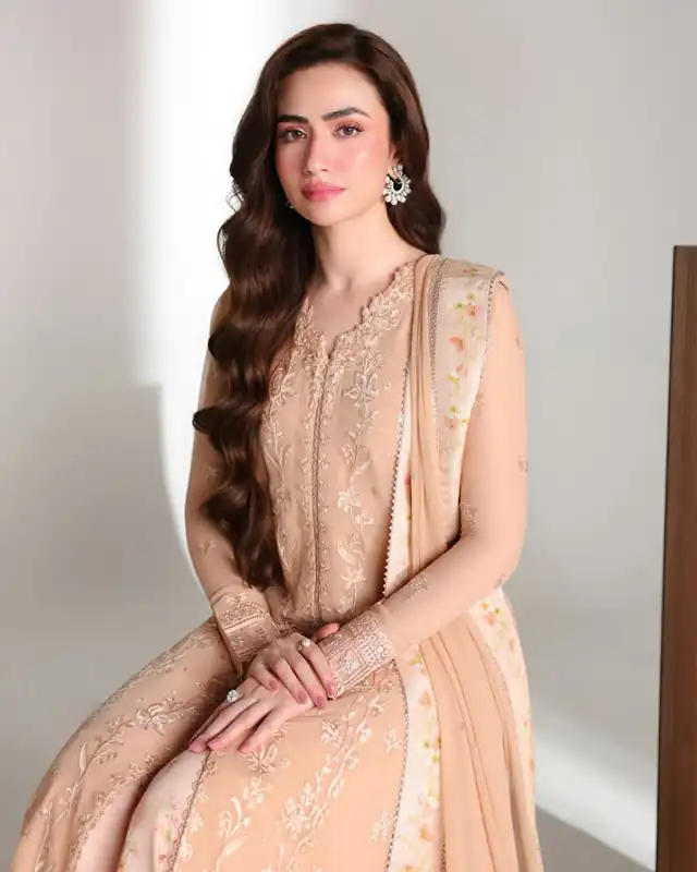 Azure Ensembles Festive Collection Peach suit