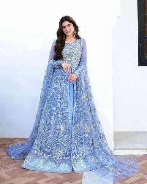 Periwinkle Blue Embellished