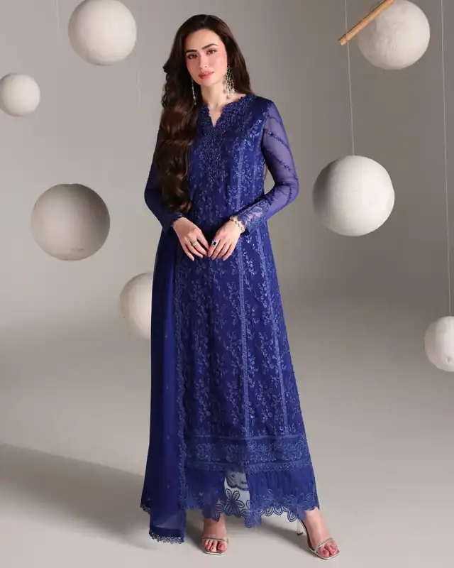 Azure Ensembles Festive Collection Royal Blue suit