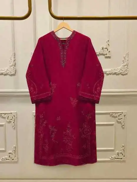 Fuchsia Pink Beaded