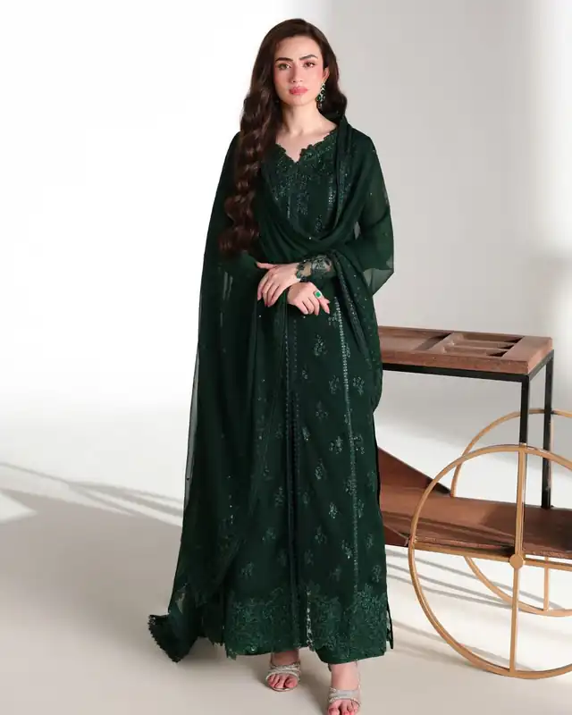 Azure Ensembles Festive Collection Forest Green suit