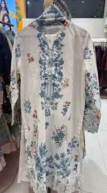 Ivory Floral Print