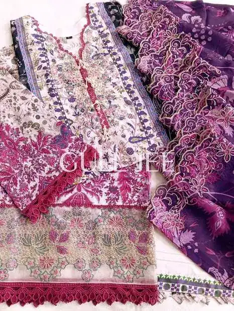 Purple Paisley Lace
