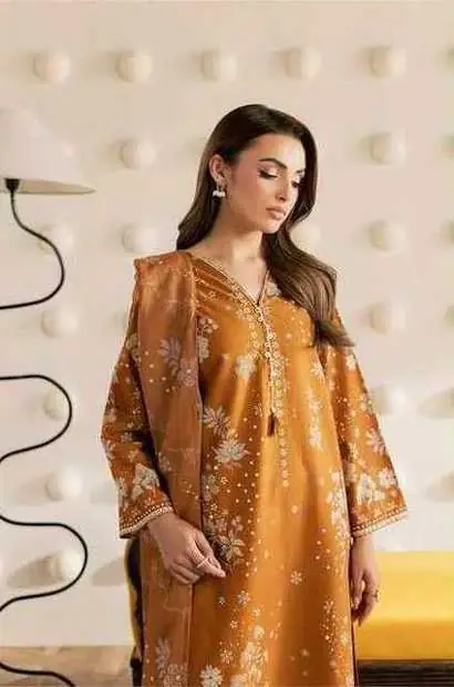 Golden Rust Floral